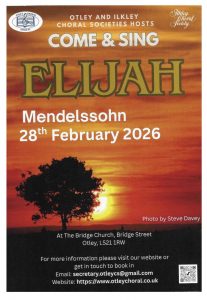 Read more about the article “Elijah” Come and Sing day