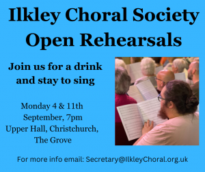 Read more about the article Open Rehearsals – all welcome